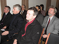 na pierwszym planie: prof. Andrzej Szadkowski, dr Jarosaw Kolec